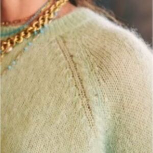 Elegant Mint Green Women's Sweater